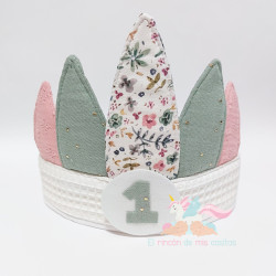 Corona cumpleaños "PLUMAS"