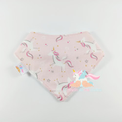 Babero bandana "unicornios"