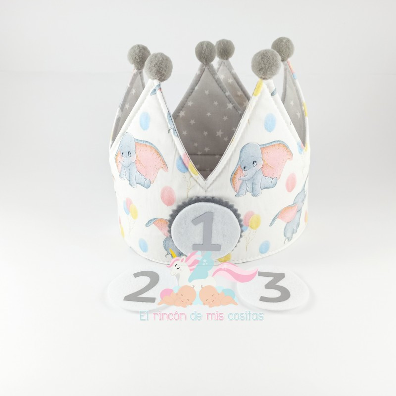 Corona cumpleaños "Dumbo"