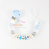 Chupetero silicona "BLUE MOUSE"