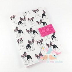 Porta-documentos "Fucsia dogs"