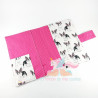 Porta-documentos "Fucsia dogs"
